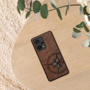 Husa Kwmobile pentru Xiaomi Redmi Note 12 Pro Plus 5G, Maro/Albastru, Lemn, KWM000018BX004C - Img 5