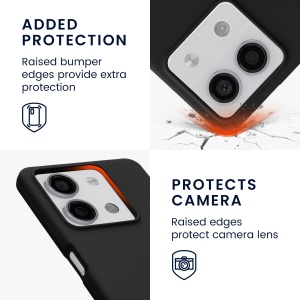 Husa Kwmobile pentru Xiaomi Redmi Note 13, Negru, Silicon, KWM000020LM001C - Img 3