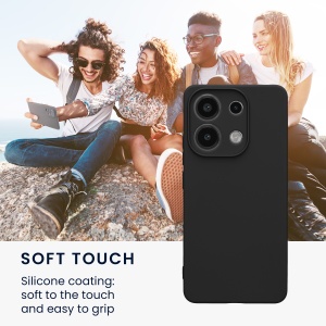 Husa Kwmobile pentru Xiaomi Redmi Note 13, Negru, Silicon, KWM000020LW001C - Img 3