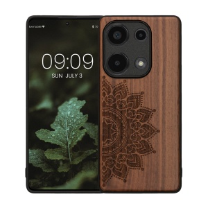 Husa Kwmobile pentru Xiaomi Redmi Note 13 Pro, Maro, Lemn, KWM000020NA002C - Img 2