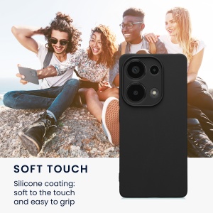 Husa Kwmobile pentru Xiaomi Redmi Note 13 Pro, Negru, Silicon, KWM000020LY001C - Img 3