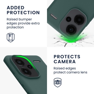 Husa Kwmobile pentru Xiaomi Redmi Note 13 Pro Plus 5G, Verde, Silicon, KWM000020KI009C - Img 4