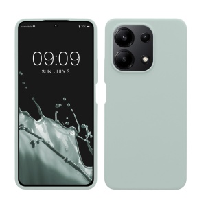 Husa Kwmobile pentru Xiaomi Redmi Note 13, Verde deschis, Silicon, KWM000020LS005C - Img 1