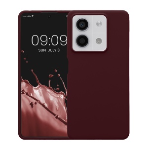 Husa Kwmobile pentru Xiaomi Redmi Note 13, Visiniu, Silicon, KWM000020LM004C - Img 2