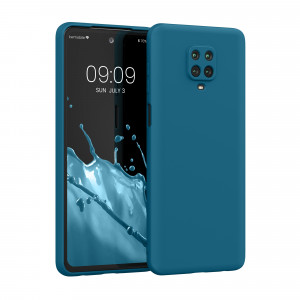 Husa Kwmobile pentru Xiaomi Redmi Note 9S/Redmi Note 9 Pro/Redmi Note 9 Pro Max, Silicon, Albastru, 56562.224 - Img 1