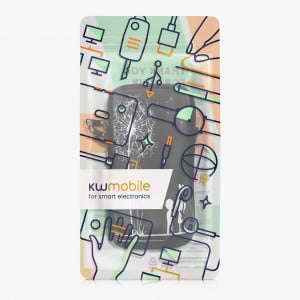 Husa Kwmobile Universala XXL - 7", Neopren, Negru/Alb, 58701.5.03 - Img 6