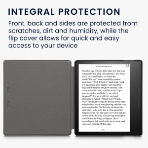 Husa pentru Amazon Kindle Oasis 10, Kwmobile, Rosu, Piele ecologica, 56972.09 - Img 10
