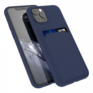 Husa pentru Apple iPhone 11 Pro, Silicon, Albastru, 55115.17, kwmobile - Img 2