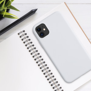 Husa pentru Apple iPhone 11, Silicon, Alb, 50791.48, kwmobile - Img 3