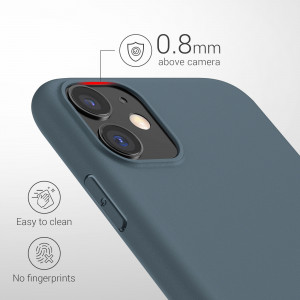 Husa pentru Apple iPhone 11, Silicon, Albastru, 49787.202 - Img 4