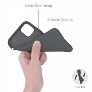 Husa pentru Apple iPhone 11, Silicon, Gri, 50791.155 - Img 4