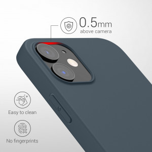 Husa pentru Apple iPhone 12 / iPhone 12 Pro, Silicon, Albastru, 53938.202 - Img 4