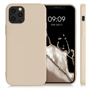 Husa pentru Apple iPhone 12 / iPhone 12 Pro, Silicon, Crem, 53844.154 - Img 2