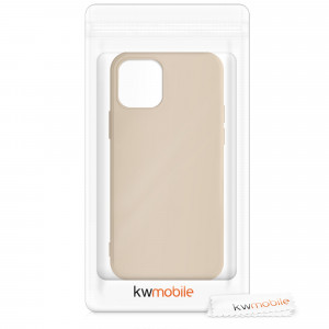 Husa pentru Apple iPhone 12 / iPhone 12 Pro, Silicon, Crem, 53844.154 - Img 7