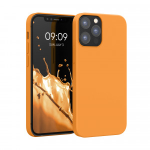 Husa pentru Apple iPhone 12 / iPhone 12 Pro, Silicon, Portocaliu, 52641.150 - Img 1