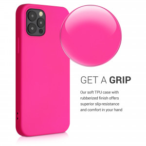 Husa pentru Apple iPhone 12 / iPhone 12 Pro, Silicon, Roz, 53844.77 - Img 5