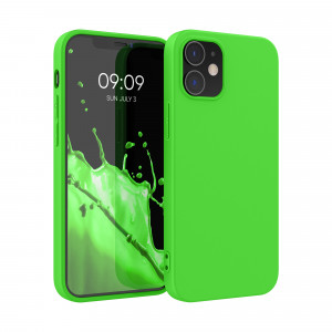 Husa pentru Apple iPhone 12 / iPhone 12 Pro, Silicon, Verde, 53938.159, kwmobile - Img 1