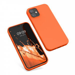 Husa pentru Apple iPhone 12 Mini, Silicon, Portocaliu, 52715.69 - Img 2