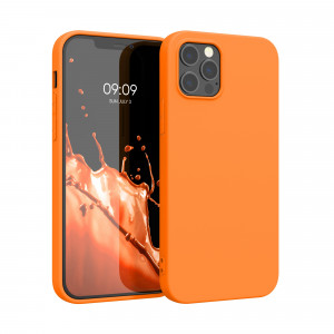 Husa pentru Apple iPhone 12 Pro Max, Silicon, Portocaliu, 53940.150 - Img 1