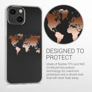 Husa pentru Apple iPhone 13 Mini, Silicon, Transparent, 57142.03, kwmobile - Img 4