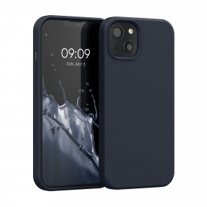 Husa pentru Apple iPhone 13, Silicon, Albastru, 55878.186, kwmobile - Img 1