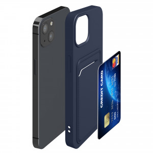 Husa pentru Apple iPhone 13, Silicon, Albastru, 55955.17, kwmobile - Img 7