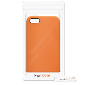 Husa pentru Apple iPhone 5 / iPhone 5s / iPhone SE, Silicon, Portocaliu, 42766.150 - Img 7
