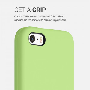 Husa pentru Apple iPhone 5 / iPhone 5s / iPhone SE, Silicon, Verde, 42766.214 - Img 4