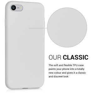 Husa pentru Apple iPhone 8 / iPhone 7 / iPhone SE 2, Silicon, Gri, 39458.70 - Img 4