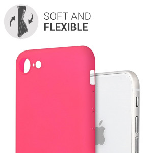 Husa pentru Apple iPhone 8 / iPhone 7 / iPhone SE 2, Silicon, Roz, 43411.77 - Img 4