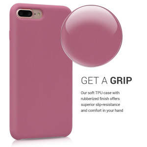 Husa pentru Apple iPhone 8 Plus / iPhone 7 Plus, Silicon, Roz, 40842.167 - Img 4