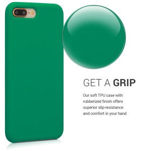 Husa pentru Apple iPhone 8 Plus / iPhone 7 Plus, Silicon, Verde, 40842.142 - Img 4