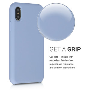 Husa pentru Apple iPhone X / iPhone XS, Silicon, Albastru, 46313.58 - Img 4