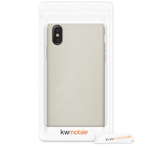 Husa pentru Apple iPhone X / iPhone XS, Silicon, Bej, 42495.11 - Img 8
