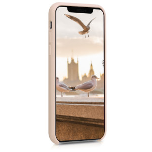 Husa pentru Apple iPhone X / iPhone XS, Silicon, Bej, 46313.154 - Img 3
