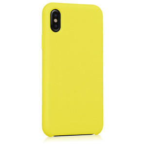 Husa pentru Apple iPhone X / iPhone XS, Silicon, Galben, 42495.75 - Img 8
