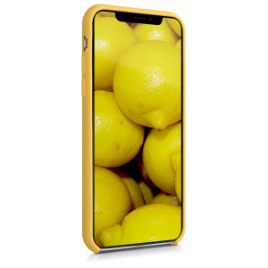 Husa pentru Apple iPhone X / iPhone XS, Silicon, Galben, 46313.143 - Img 3