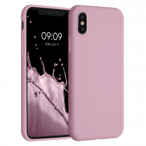 Husa pentru Apple iPhone X / iPhone XS, Silicon, Mov, 42492.10, kwmobile - Img 1