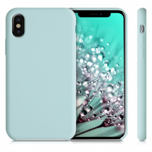 Husa pentru Apple iPhone X / iPhone XS, Silicon, Verde, 42495.200 - Img 2