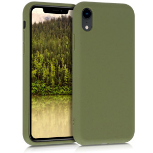 Husa pentru Apple iPhone XR, Fibre vegetale, Verde, 49105.107 - Img 1
