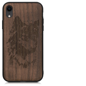 Husa pentru Apple iPhone XR, Lemn, Maro, 46748.04 - Img 8