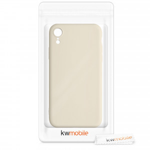 Husa pentru Apple iPhone XR, Silicon, Crem, 49983.204, kwmobile - Img 7
