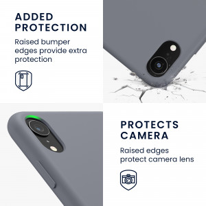 Husa pentru Apple iPhone XR, Silicon, Gri, 45910.155 - Img 4