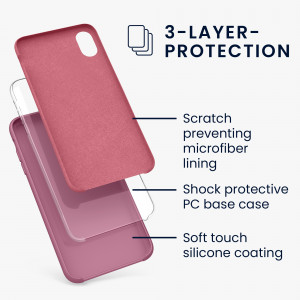 Husa pentru Apple iPhone XR, Silicon, Roz, 45910.167 - Img 3