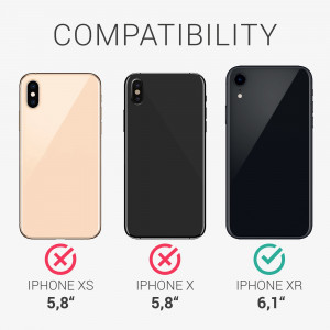 Husa pentru Apple iPhone XR, Silicon, Roz, 55116.09, kwmobile - Img 6