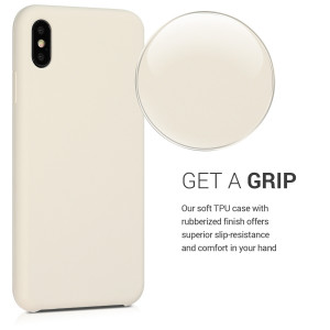 Husa pentru Apple iPhone XS Max, Silicon, Bej, 45909.16 - Img 4