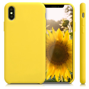 Husa pentru Apple iPhone XS Max, Silicon, Galben, 45909.165 - Img 2