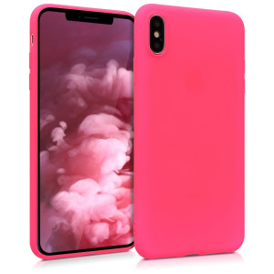 Husa pentru Apple iPhone XS Max, Silicon, Roz, 45917.77 - Img 1