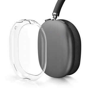 Husa pentru casti Apple AirPods Max, Kwmobile, Transparent, Silicon, 54208.03 - Img 5