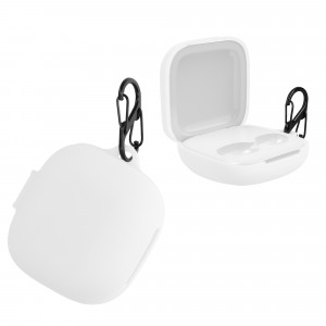 Husa pentru casti Beats Fit Pro, Kwmobile, Alb, Silicon, 57049.02 - Img 1